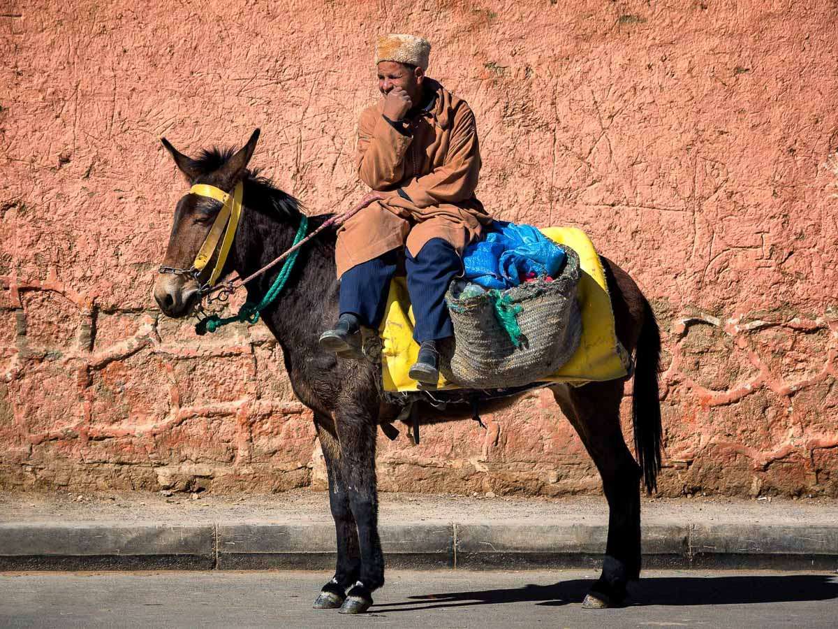Warten und Parken in Marokko - Eindrücke aus Rissani