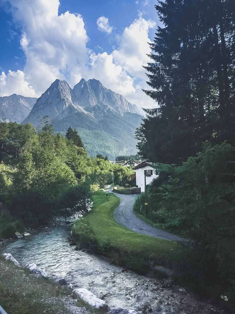 Zugspitze - Der Weg zum Campingplatz