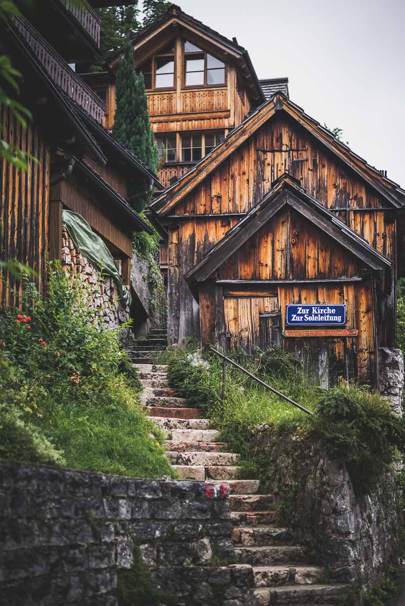 Hallstatt - Weg zur Kirche