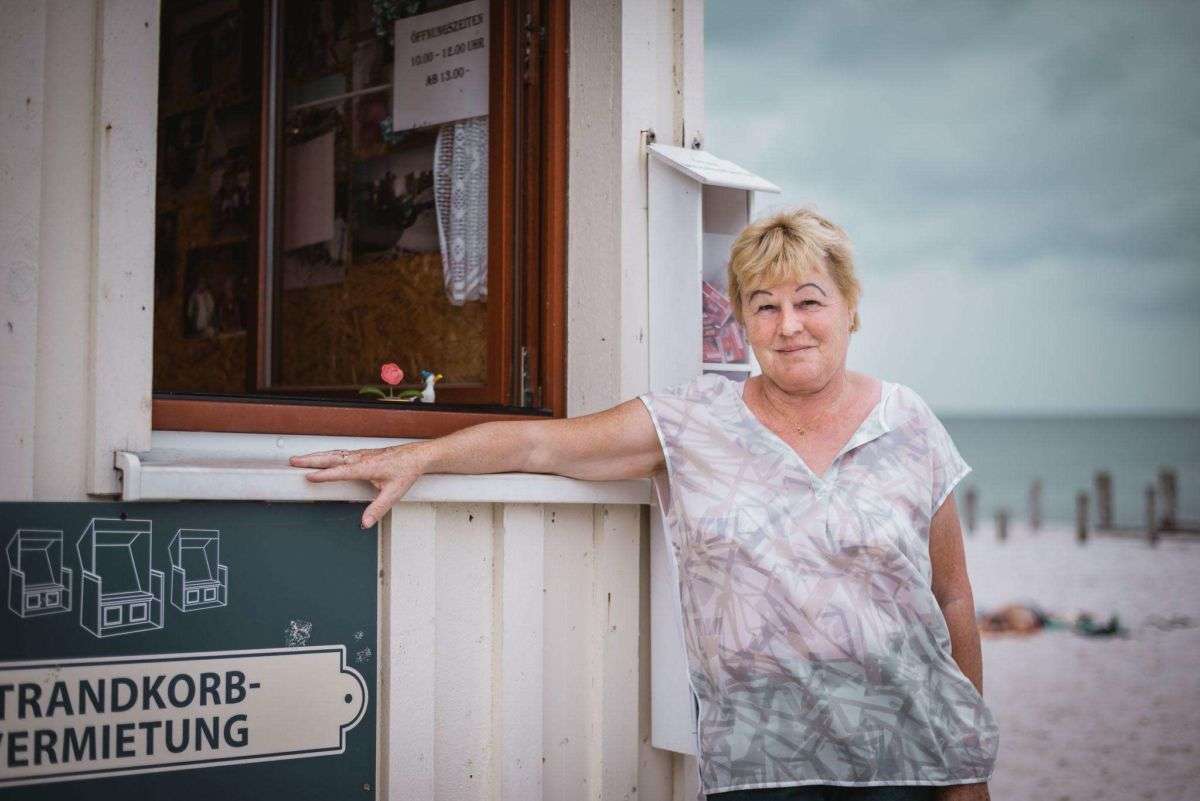 Strandkorb - Vermieterin Zingst Elfi Schmidt