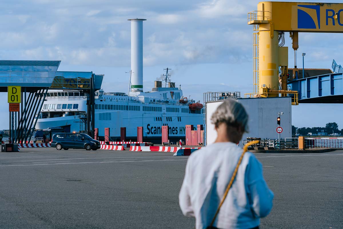 Scandlines Fähre in Rostock